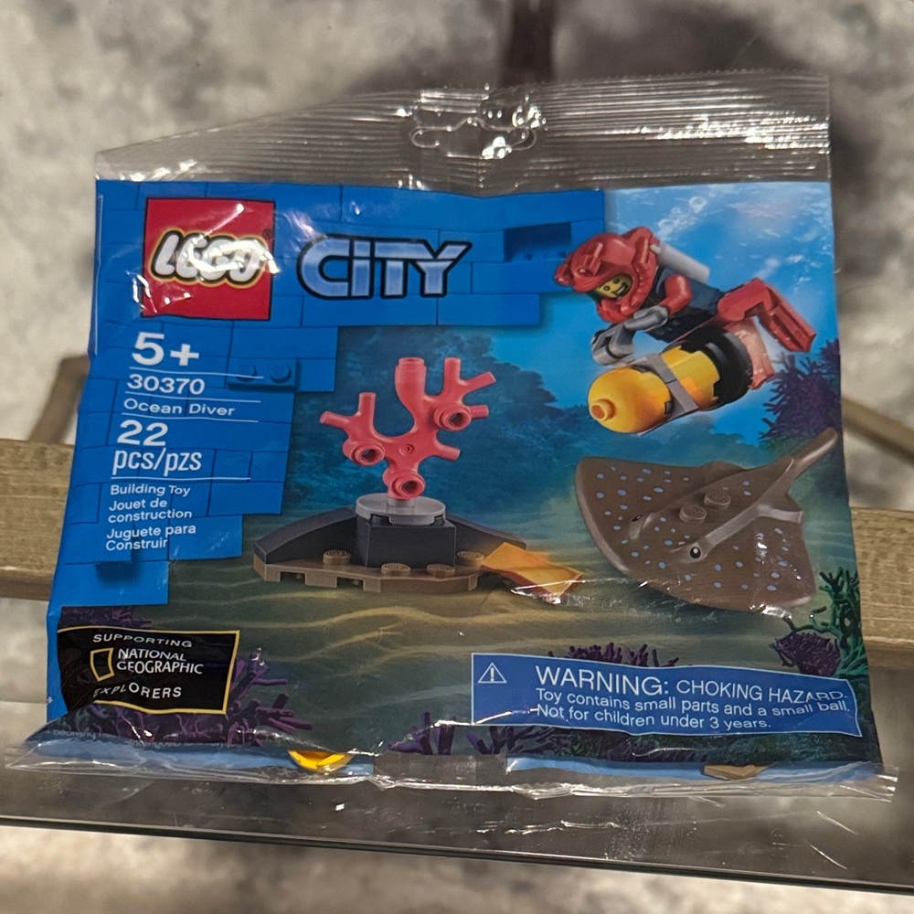 LEGO 30370 City Ocean Diver Mini Set - Manta Ray Polybag sealed 2020 Retired